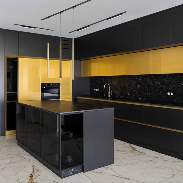 Lampa sufitowa do szynoprzewodu Moon LP-559/4 R-3F BK LED 12W 4000K belka czarny