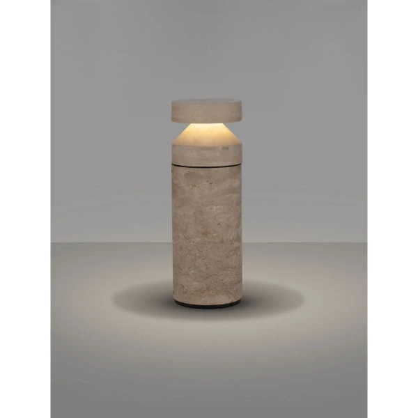 Designerski słupek zewnętrzny REVARIO LE75113 LED 21W 3000K IP65 beżowa