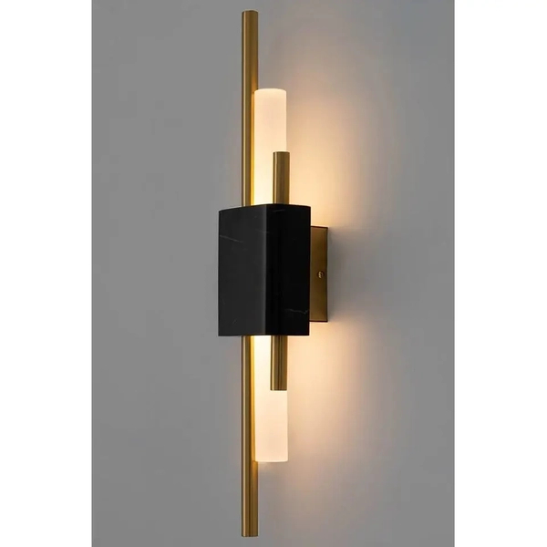 Lampa ścienna Evans MSE010100358 tuby LED 5W złote czarne
