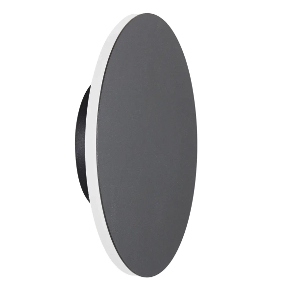 Kinkiet ścienny minimalistyczny NYX ST-8293W/15 czarny metalowy LED 7W 3000K 15cm do holu