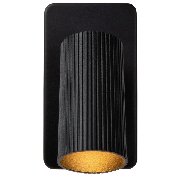 Ścienna lampka z regulacją CLUBS 09239/11/30 Lucide do salonu tubka czarny