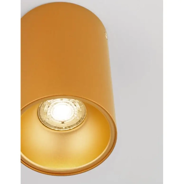 Downlight metalowy do jadalni CASENDA LE65138 tubka złota