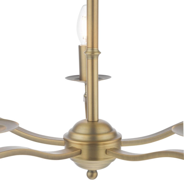 Żyrandol regulowany Marble MAR0545-EH Dar Lighting świecznikowy zwis mosiężny