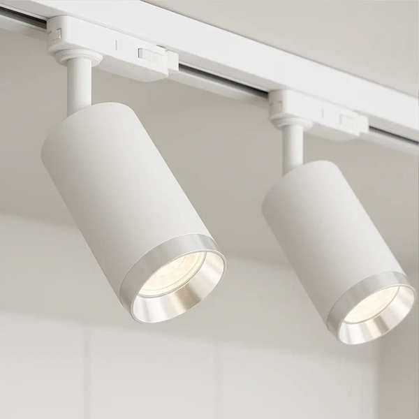 Nowoczesna lampa do szyn 3-fazowej Mica Track ML2193 tubka biały