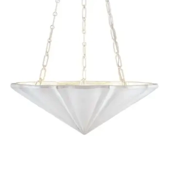 Wisząca lampa nad wyspę Martine QN-MARTINE-P-WHT na łańcuchu biały