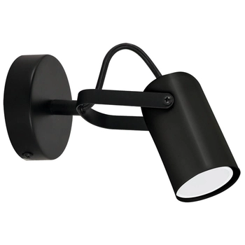 Lampa ścienno-sufitowa Lofta 4393 Ideus regulowana tuba do pokoju czarna