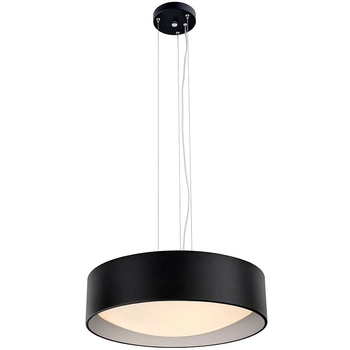 LAMPA wisząca VERO 10452302 Kaspa metalowa OPRAWA okrągły zwis czarny