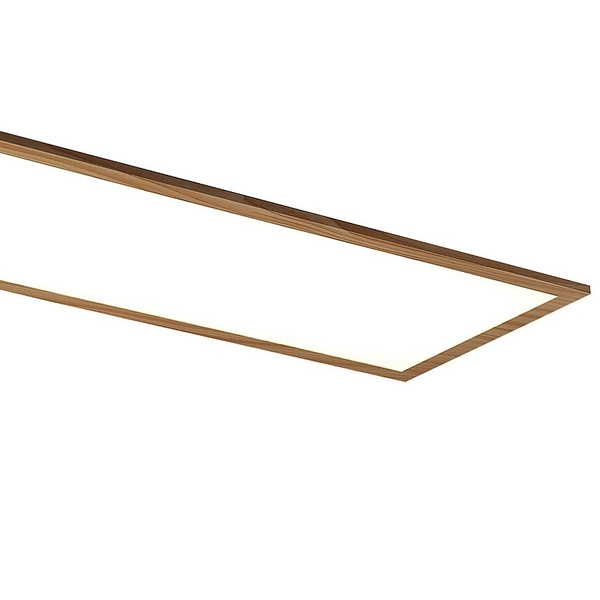 Prostokątny plafon pokojowy Almond 6909 LED 40W 4000K sufitowy drewno