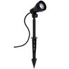Czarna lampa gruntowa Spike 27882/05/30 outdoor IP54 z regulacją