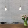 LAMPA wisząca FIXY 1411 Rabalux metalowa OPRAWKA na żarówkę zwis kabel chrom