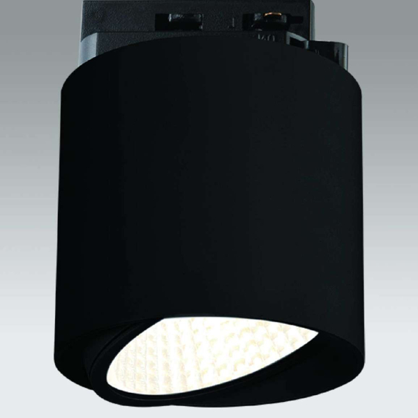 LAMPA sufitowa Neo Nero Mobile Track+UFO BI Orlicki Design metalowa OPRAWA do systemu szynowego 1-fazowego czarna biała