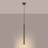 Lampa wisząca ryflowana PASTELO SL.1518 tubka podłużna oliwkowa