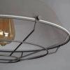 Lampa wisząca industrialna Patrone ABR-LSW-PAT na przedpokój metalowa szara