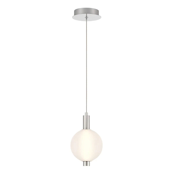 Pojedyncza lampa wisząca Palmas QN-PALMAS-1MP-PN LED 12W 3000K biała