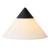 Stożkowa lampa elewacyjna Linas 2418291003 IP54 przed dom czarny