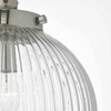 Wisząca lampa szklana kula TAMARA TAM0138 srebrny przezroczysty