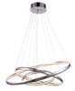 Wisząca lampa ledowa Brighton nad stół LED 55W 3000K rings chrom