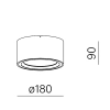 Spot sufitowy biały RING rim LED 12,5W 3000K minimalistyczny downlight 47026-M930-D9-00-13