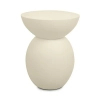 Okrągły stolik kawowy ARENE MM001501100324 beżowy z tworzywa 39cm