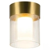 Sufitowa lampa podłużna 23017 LED 9W 3000K tubka szklana złoty