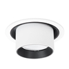Wpuszczana lampa tubka HALO H0130 Maxlight LED 9W 3000K do sypialni biały czarny