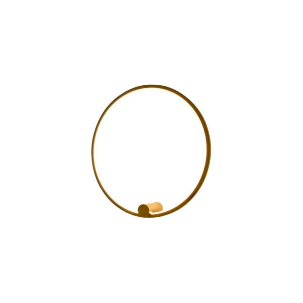 Kinkiet łazienkowy ring Ringa WL0116-M-GD LED 35W 3000-4000K IP44 złoty