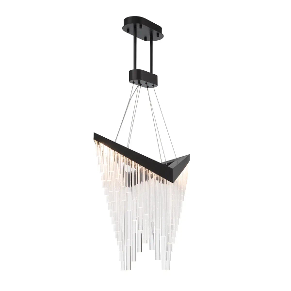Lampa wisząca glamour Vivien QN-VIVIEN-P-L-BK LED 40W 3000K czarna