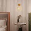 Przyścienna lampa ASIS LE44325 LED 6W 3000K geometryczna złoty