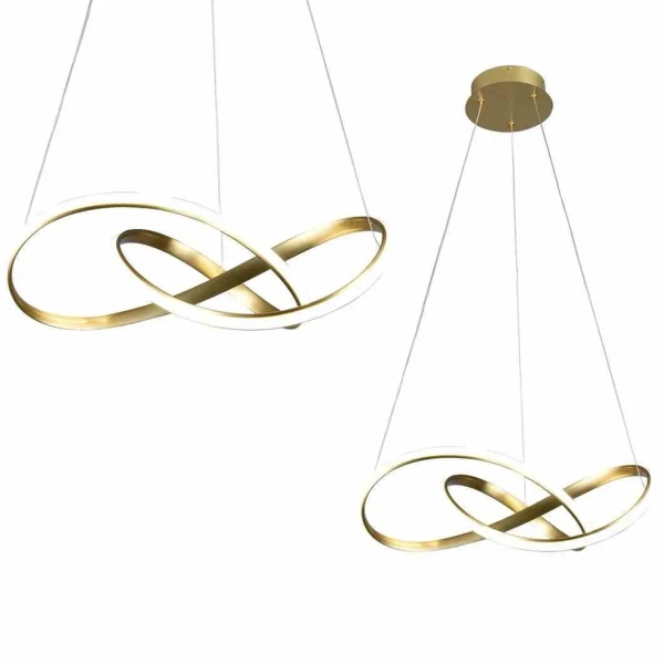 Ringowa lampa wisząca CAPPIO ML6772 LED 36W 4000K do salonu złoty