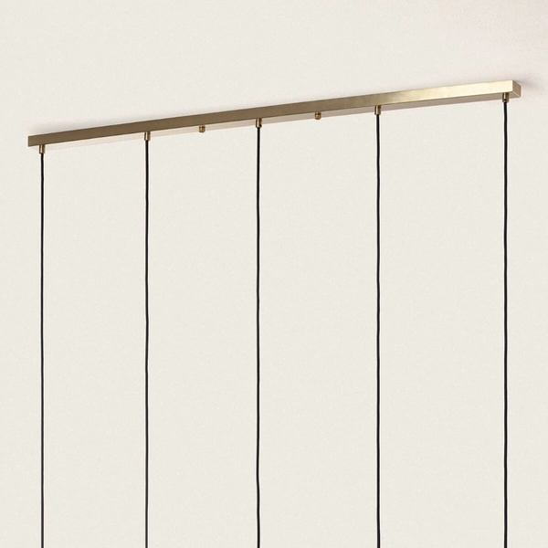 Szklane kule lampa wisząca Milano ABR-LWD-5XE27 Abruzzo złoty biały czarny