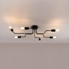 Loftowa lampa sufitowa VECTOR SL.1447 metalowa czarna