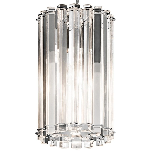 Kryształowa lampa wisząca Crystal KL-CRYSTAL-SKYE-MP glamour chrom