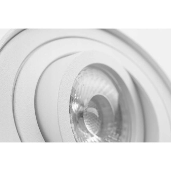 Regulowana lampa wpuszczana CGOPPODGU10 podtynkowa biała