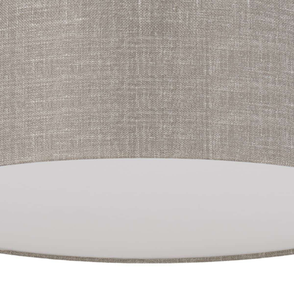 Lniana lampa sufitowa ekologiczna Rondo 6247 TK Lighting szara beżowa