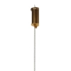 Lampa wisząca nowoczesna O-LINE ST-1688S złoty połysk metalowa LED 12W 3000K do jadalni