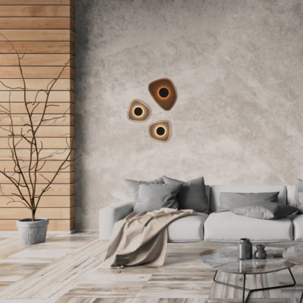 Wygłuszająca ścienna lampa 23175 LED 5W 3000K panel akustyczny szary