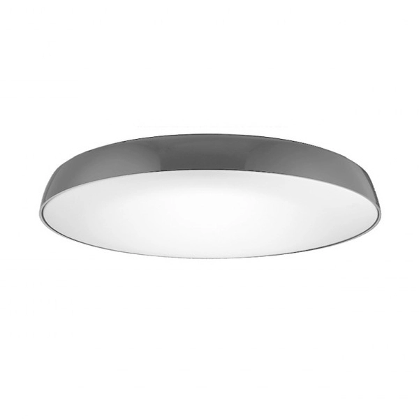 Plafon Cortona LED 24W 4000K do przedpokoju metalowy szary