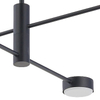 Regulowana LAMPA sufitowa ORBIT 7945 Nowodvorski loftowe molekuły pręty sticks czarne