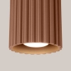 Ryflowana tuba sufitowa AURA mocca SL.1804 GU10 metalowa