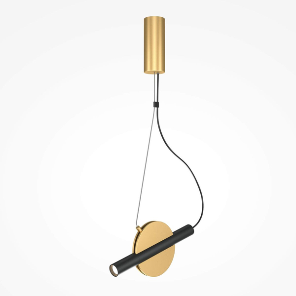 Lampa wisząca Enigma MOD150PL-L5BS3K LED 5W 3000K luneta mosiądz