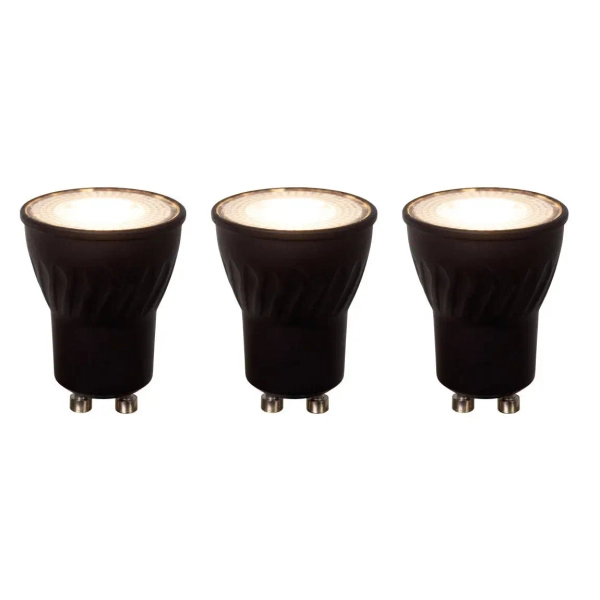 Ceamiczne żarówki 49093/12/30 GU10 LED 3,8W 2200-3000K 280LM czarne