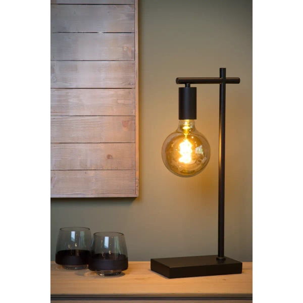 Lampka nocna loftowa Leanne 21521/01/30 Lucide metalowa czarna