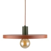 Minimalistyczna lampa wisząca Sila 10750 abażur ceglany zielony