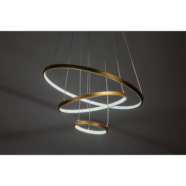 Modernistyczna lampa wisząca Beliza 72349 LED 90W 3000-6500K złoty