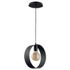 Pierścień lampa wisząca HOOP 32280 Sigma metalowa czarny