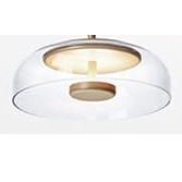 LAMPA wisząca CGTIGP Copel okrągła OPRAWA zwis LED 7W 4000K do kuchni złoty przezroczysty