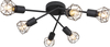 Lampa sufitowa Xara 54802S-6 sticks 6-punktowa czarna