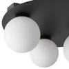 Natynkowy PLAFON loftowy ARGON 33270 Sigma do sypialni balls czarne