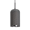 Szklana wisząca lampa Slendore ABR-LWS-C-SLN do sypialni szara