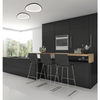 Ledowy sufitowy plafon 23090 LED 39W 3000K do przedpokoju czarny